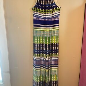 Eliza J Multicolor Striped Maxi Dress